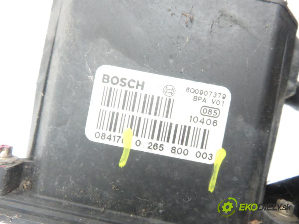 SKODA FABIA I (6Y2) HB 2000 74,00 1.4 16V - AUB 1390,00 Pumpa ABS 0265800003 ; 6Q0614117B ; 0265222006 (Pumpy ABS)