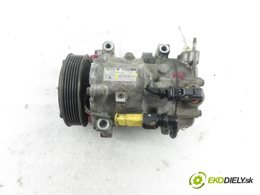 PEUGEOT 508 SW I (8E_) KOMBI 2011 82,00 1.6 e-HDi 8V 112 - 9HR 1560,00 KOMPRESOR: klimatizácie 9671216780 (Kompresory klimatizácie)