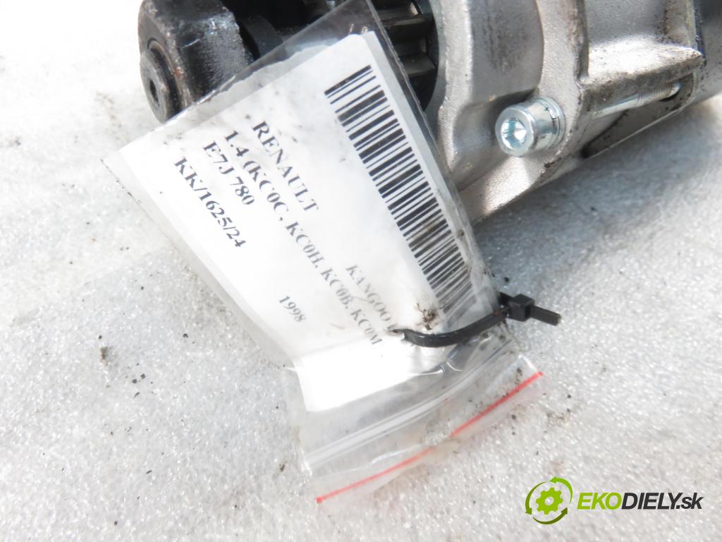 RENAULT KANGOO (KC0/1_) KOMBIVAN 1998 55,00 1.4 75 - E7J 780 1390,00 Štartér D6RA33 (Štartéry)