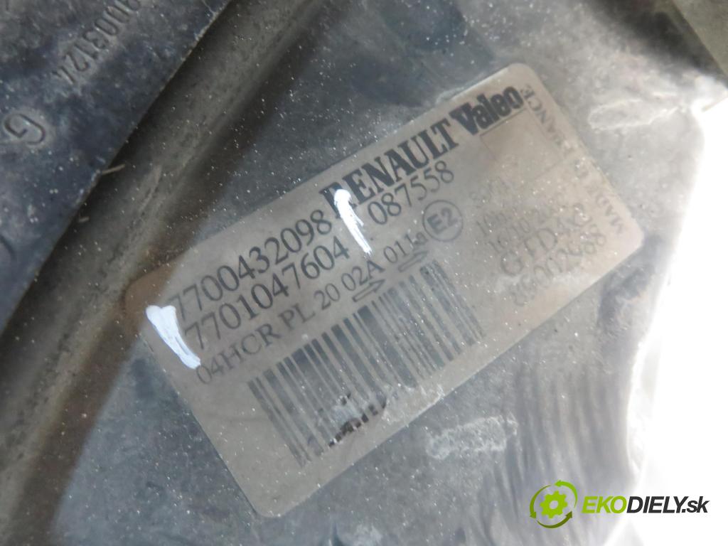RENAULT SCENIC I (JA0/1_) MINIVAN 2002 75,00 1.9 dCi 102 - F9Q 732 1870,00 Svetlo LP 7700432098 ; 7701047604