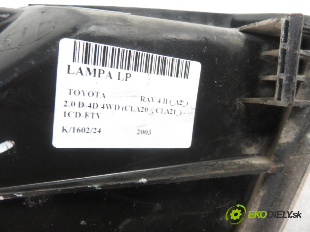 TOYOTA RAV 4 II (_A2_) SUV 2003 85,00 2.0 D-4D 4WD 116 - 1CD-FTV 1995,00 Svetlo LP