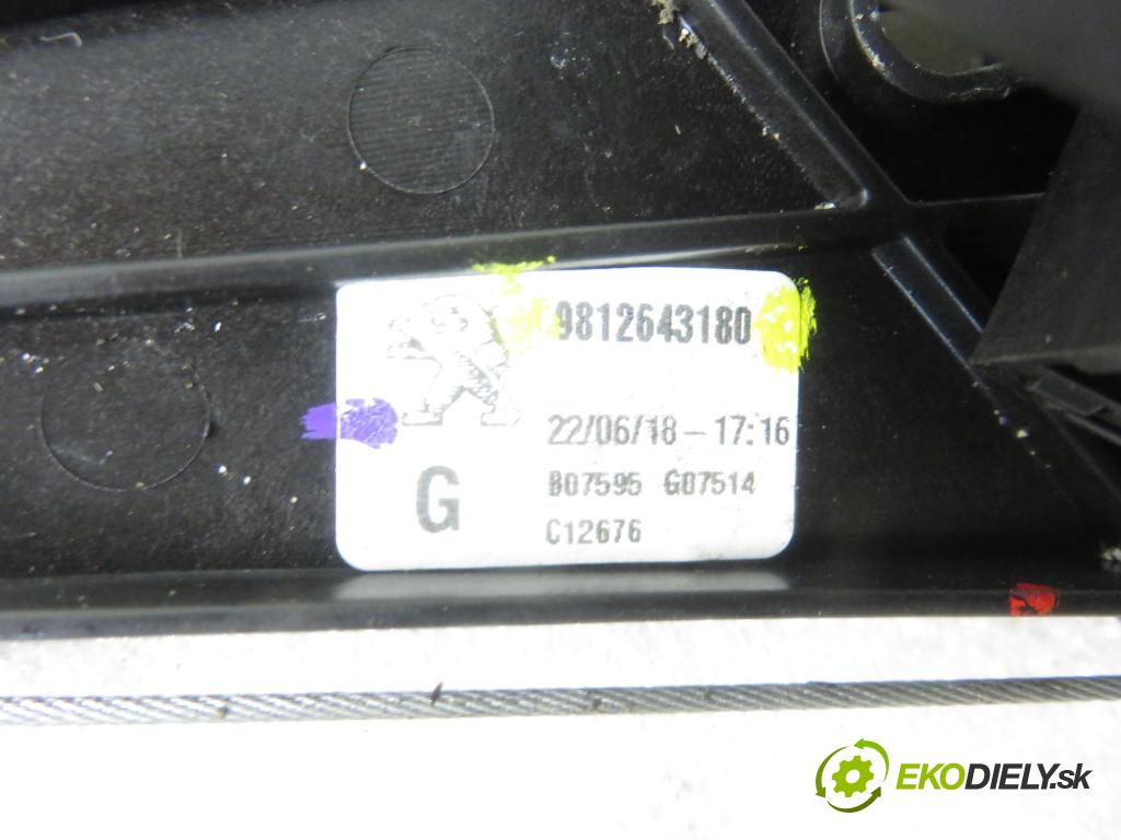 PEUGEOT 5008 II SUV 2018 96,00 1.2 THP PureTech 131 - HNY 1199,00 mechanismus oken LTE 9812643180