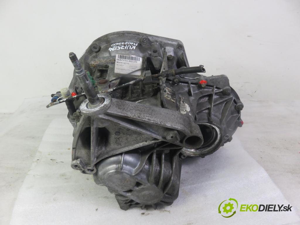 RENAULT LAGUNA II Grandtour (KG0/1_) KOMBI 2001 88,00 1.9 dCi 120 - F9Q 750 1870,00 Prevodovka MANUALNA PK6018
