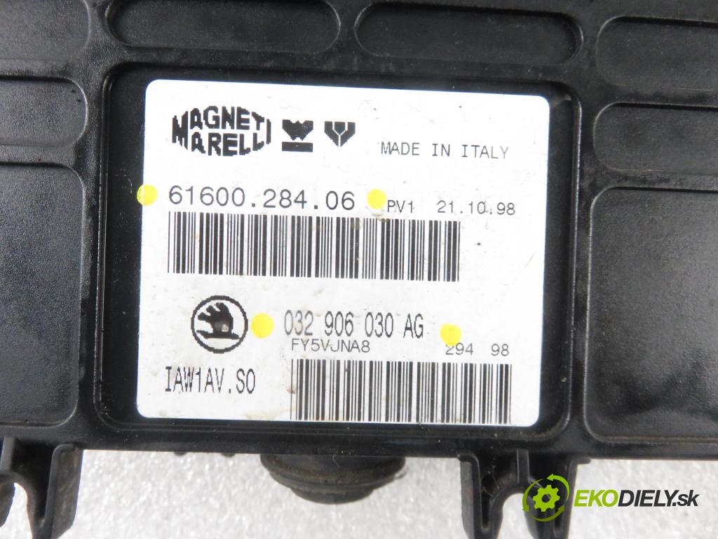 SKODA FELICIA II (6U1) HB 1998 55,00 1.6 MPI 75 - AEE 1598,00 Riadiaca jednotka Motor 032906030AG ; 6160028406