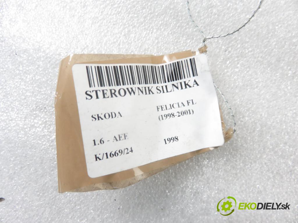 SKODA FELICIA II (6U1) HB 1998 55,00 1.6 MPI 75 - AEE 1598,00 Riadiaca jednotka Motor 032906030AG ; 6160028406