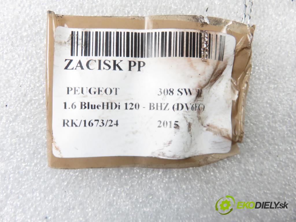 PEUGEOT 308 SW II KOMBI 2015 88,00 1.6 BlueHDi 120 - BHZ (DV6FC) 1560,00 Brzdič strmeň PP