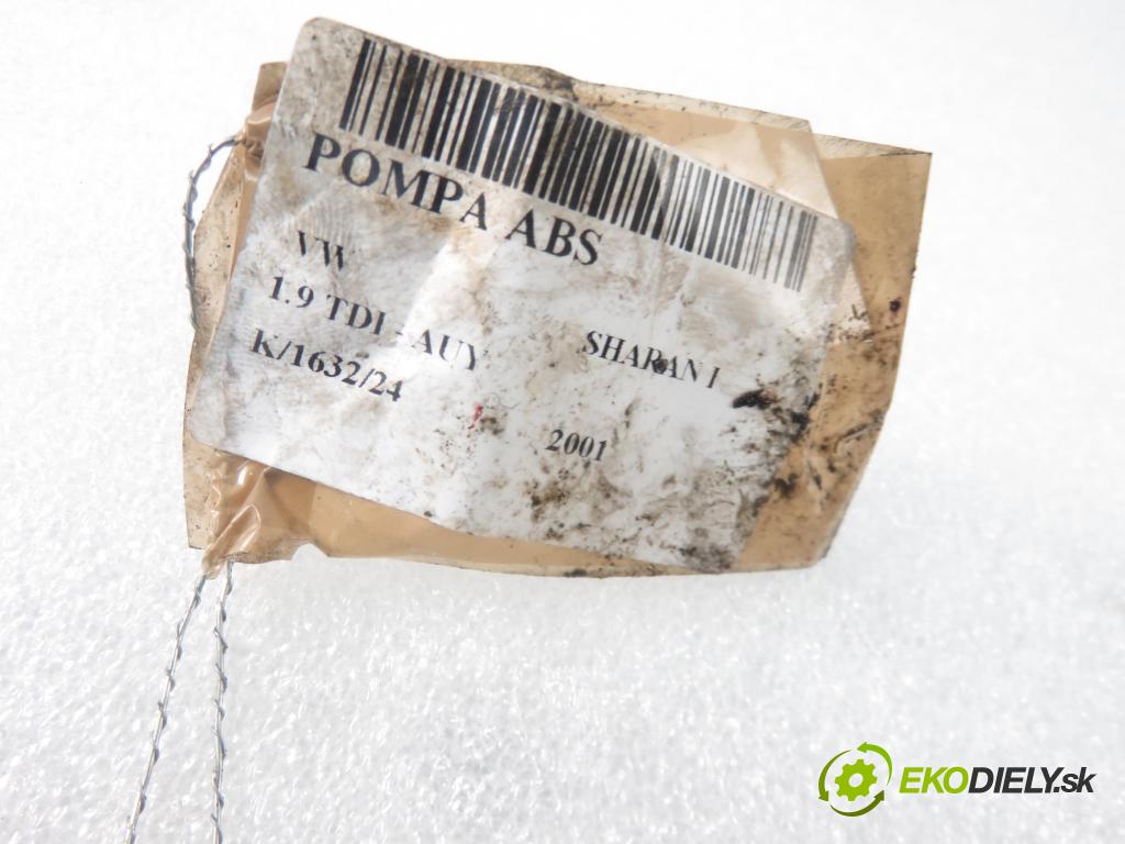 VW SHARAN (7M8, 7M9, 7M6) MINIVAN 2001 85,00 1.9 TDI PD 115 - AUY 1896,00 Pumpa ABS 7M3907379B ; 10094703093 (Pumpy ABS)