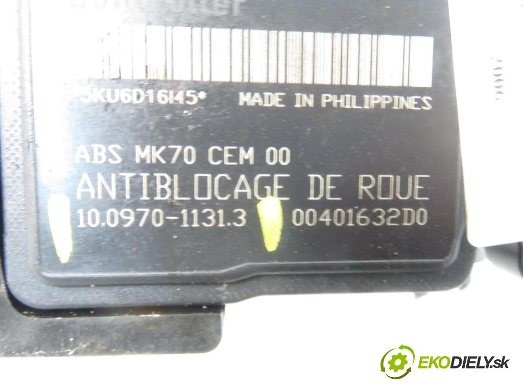 PEUGEOT 207 (WA_, WC_) HB 2006 50,00 1.4 HDi 8V 68 - 8HZ 1398,00 Pumpa ABS 9661691580 ; 10020700764 ; 10097011313 (Pumpy ABS)