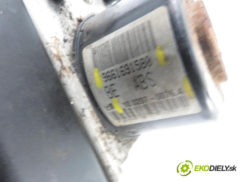 PEUGEOT 207 (WA_, WC_) HB 2006 50,00 1.4 HDi 8V 68 - 8HZ 1398,00 Pumpa ABS 9661691580 ; 10020700764 ; 10097011313 (Pumpy ABS)