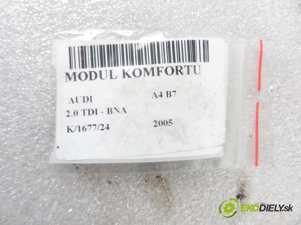 AUDI A4 (8EC, B7) SEDAN 2005 100,00 2.0 TDI - BNA 1968,00 MODUL komfortu 8E0959433BJ