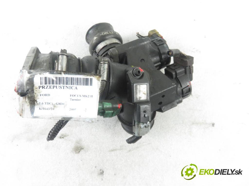 FORD FOCUS II Turnier (DA_, FFS, DS) KOMBI 2005 80,00 1.6 TDCi 109 - G8DE 1560,00 Škrtiaca klapka 9655971880 (Škrtiace klapky)