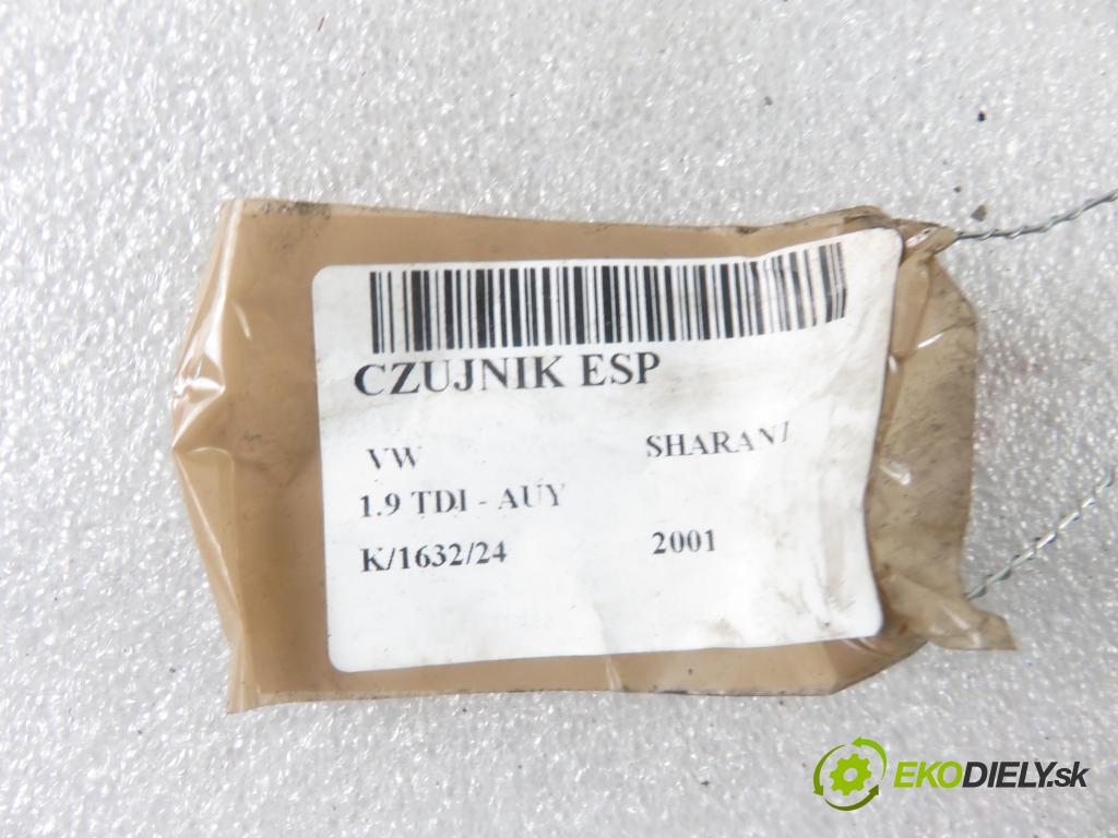 VW SHARAN (7M8, 7M9, 7M6) MINIVAN 2001 85,00 1.9 TDI PD 115 - AUY 1896,00 snímač ESP 7M3907637 ; YM212C184AA ; 10098004432