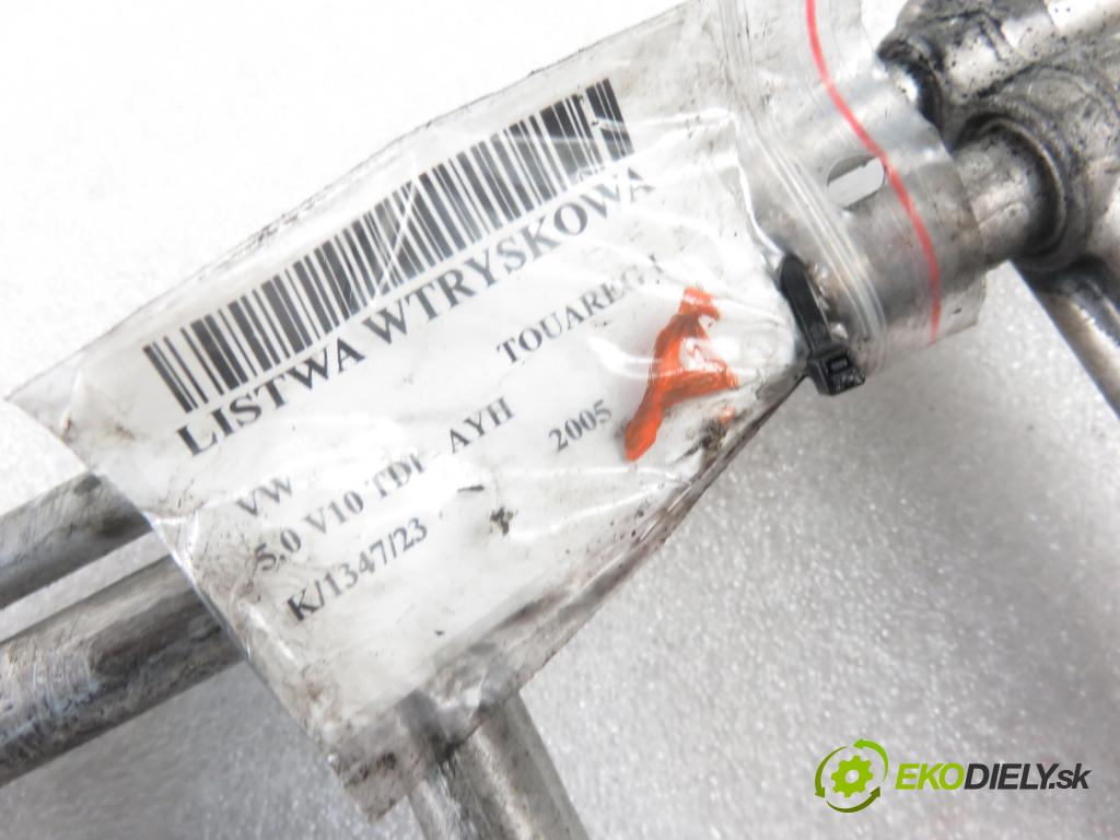 VW TOUAREG (7LA, 7L6, 7L7) SUV 2005 230,00 5.0 V10 TDI PD 313 - AYH 4921,00 Lišta vstrekovacia 07Z133317J (Vstrekovacie lišty)