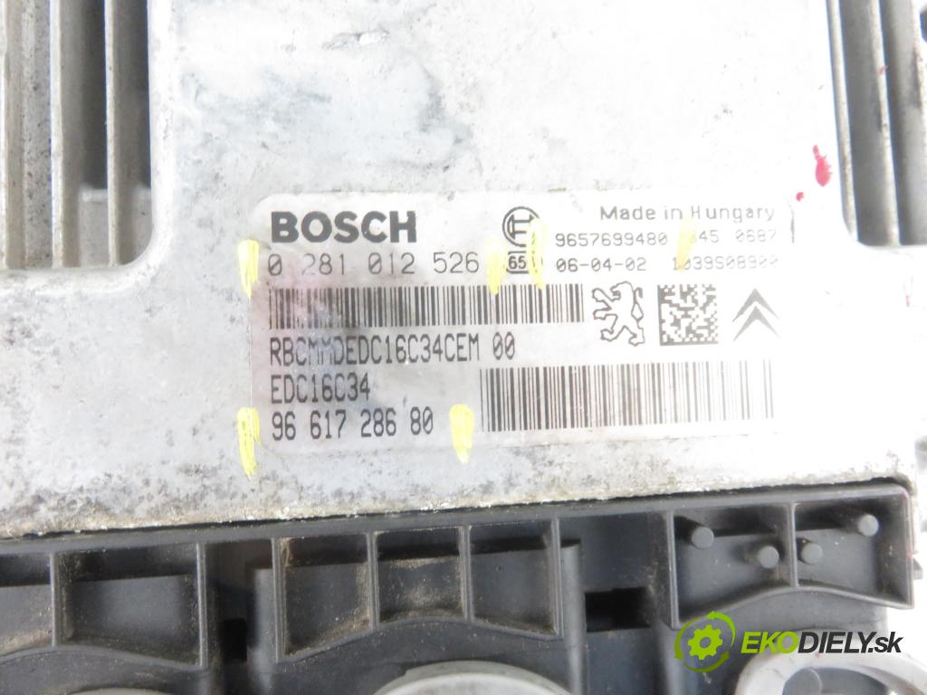 PEUGEOT 207 (WA_, WC_) HB 2006 50,00 1.4 HDi 8V 68 - 8HZ 1398,00 Riadiaca jednotka Motor 9661728680 ; 0281012526 ; 9657699480