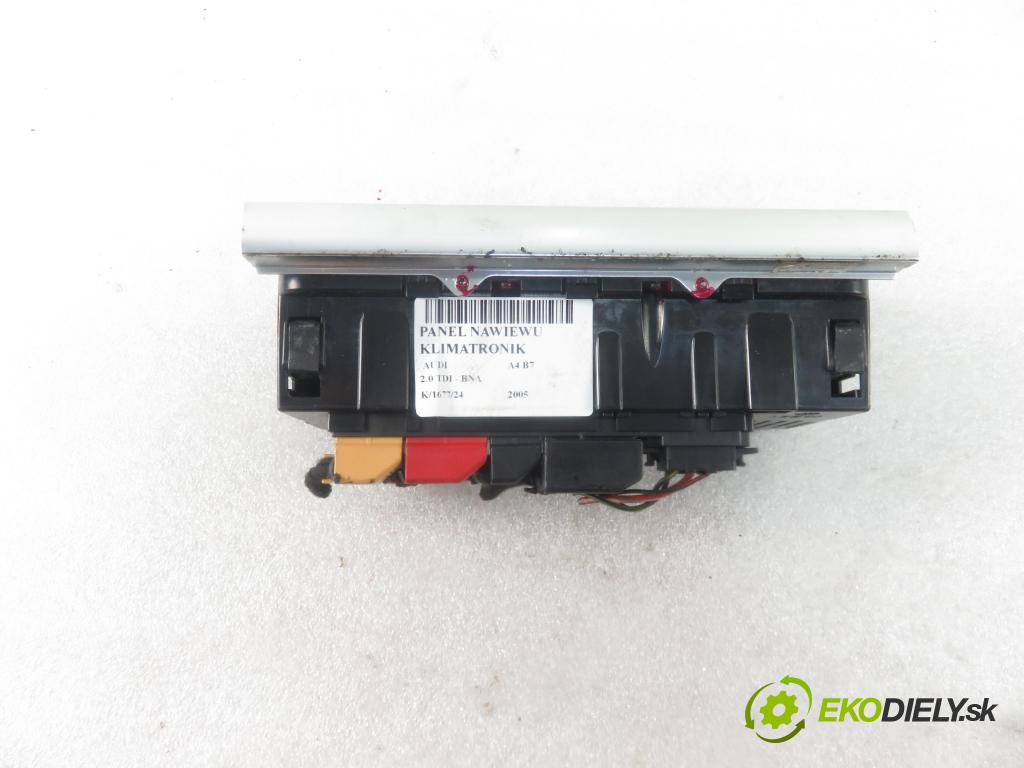 AUDI A4 (8EC, B7) SEDAN 2005 100,00 2.0 TDI - BNA 1968,00 Panel kúrenia KLIMATRONIK 8E0820043AK