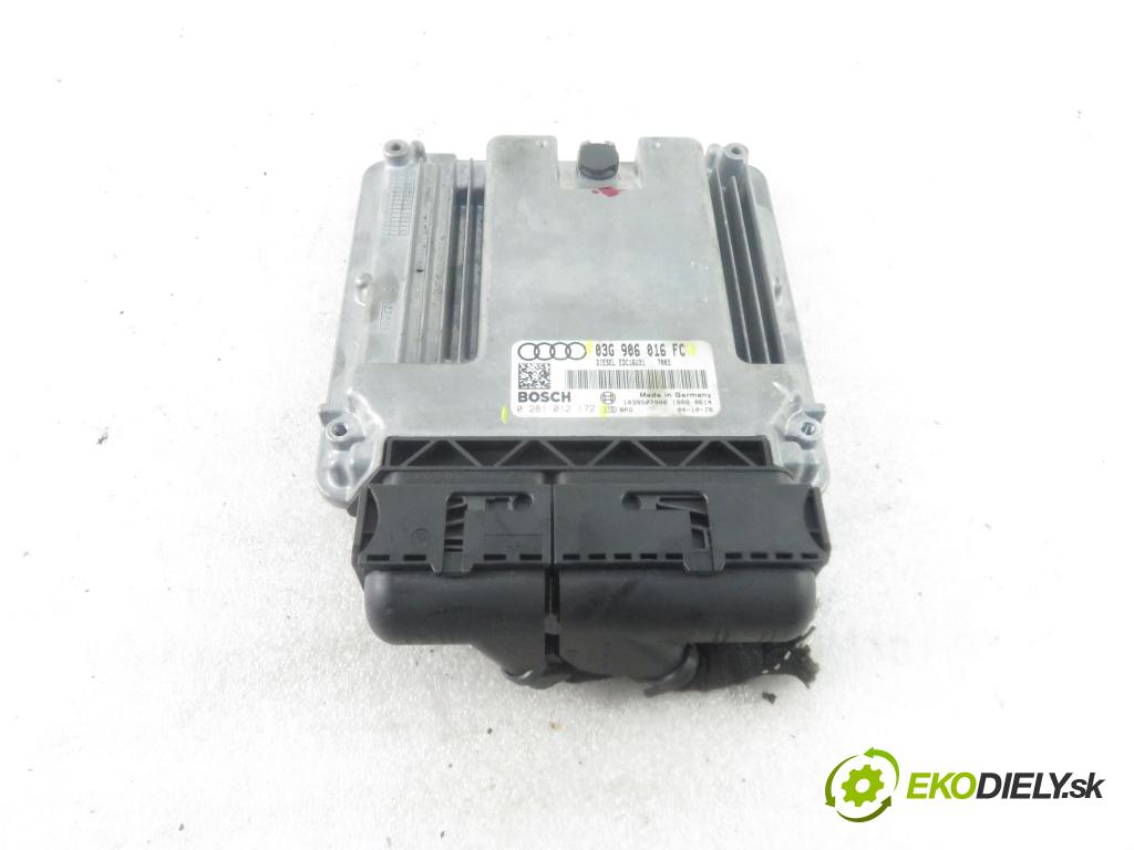 AUDI A4 (8EC, B7) SEDAN 2005 100,00 2.0 TDI - BNA 1968,00 Riadiaca jednotka Motor 03G906016FC ; 0281012172