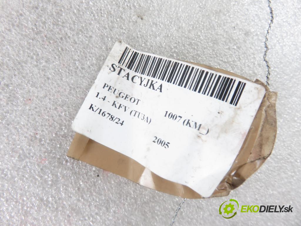 PEUGEOT 1007 (KM_) HB 2005 0,00 1.4 - KFV (TU3A) 1360,00 spinačka N0502455 ; N0501412 (Spínacie skrinky a kľúče)