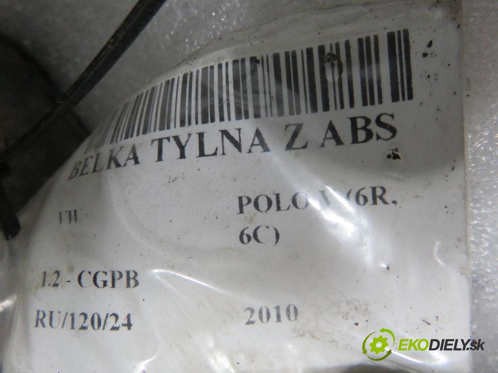 VW POLO (6R, 6C) HB 2010 44,00 1.2 - CGPB 1198,00 výztuha zadní část ABS