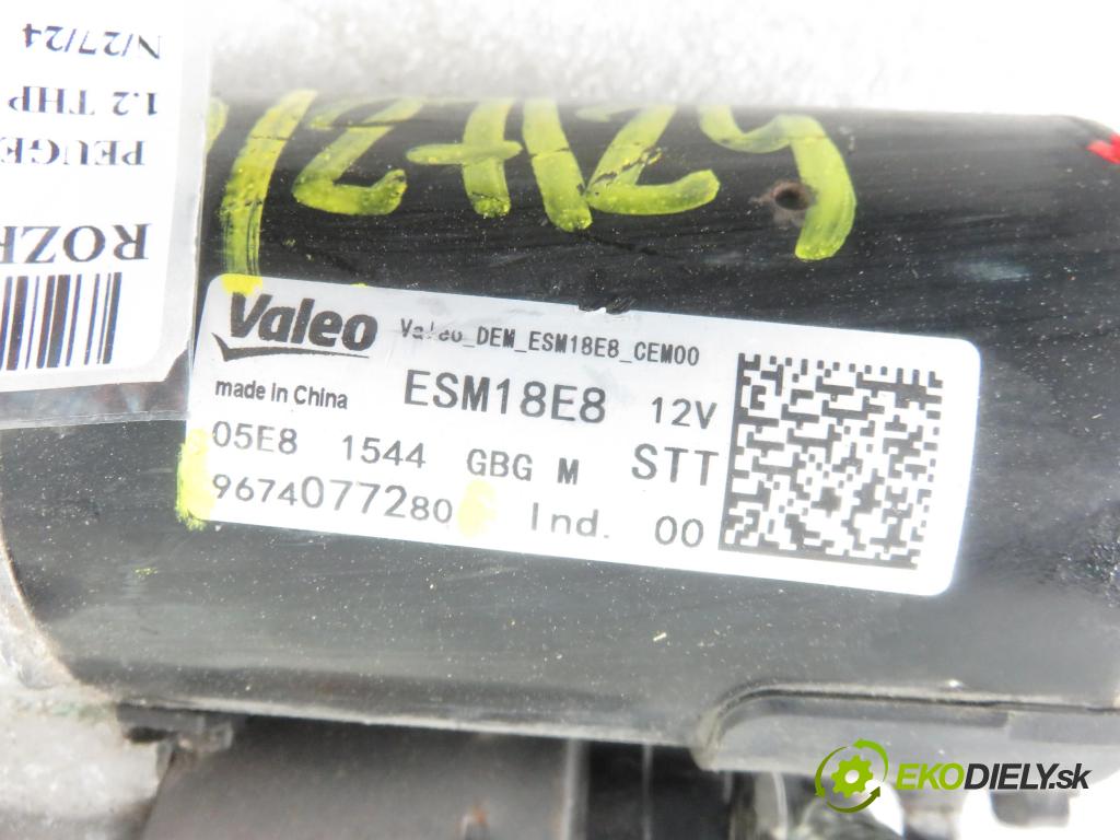 PEUGEOT 5008 II SUV 2018 96,00 1.2 THP PureTech 131 - HNY 1199,00 Štartér 96740772 (Štartéry)