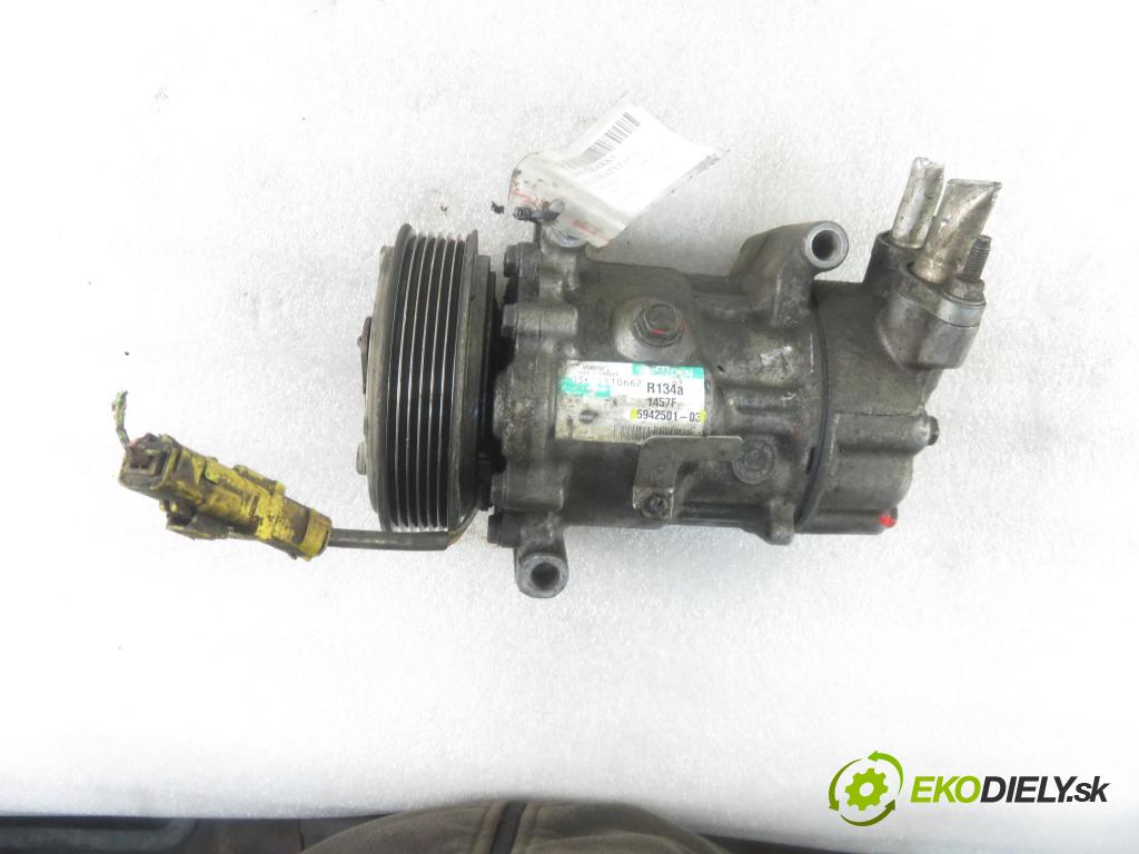 PEUGEOT 206 CC (2D) C/C 2002 80,00 1.6 16V - NFU 1587,00 KOMPRESOR: klimatizácie 694250103 (Kompresory klimatizácie)