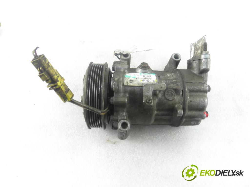 PEUGEOT 206 CC (2D) C/C 2002 80,00 1.6 16V - NFU 1587,00 KOMPRESOR: klimatizácie 694250103 (Kompresory klimatizácie)