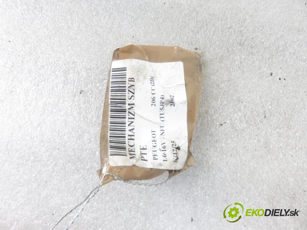 PEUGEOT 206 CC (2D) C/C 2002 80,00 1.6 16V - NFU 1587,00 mechanismus oken PTE 9636597280D