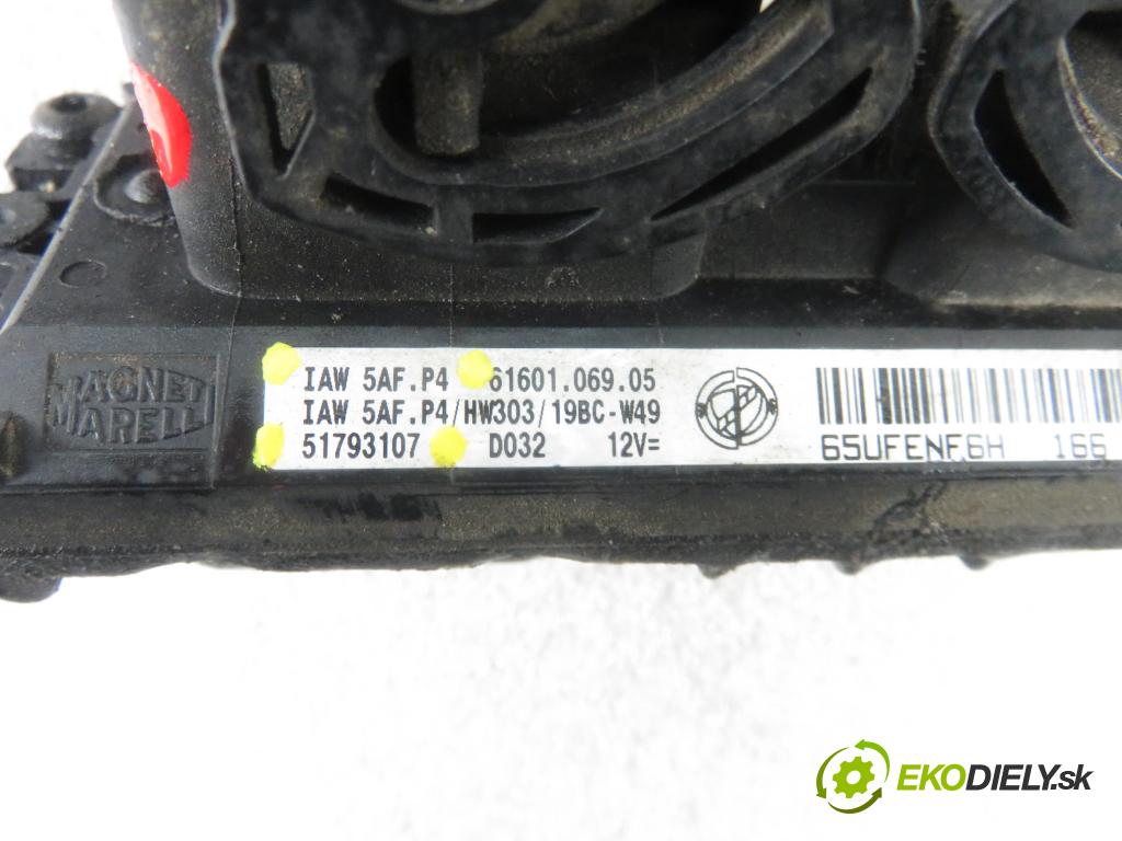 FIAT PUNTO (188_) HB 2007 44,00 1.2 60 - 188 A4.000 1242,00 Riadiaca jednotka Motor 51793107 ; IAW5AFP4