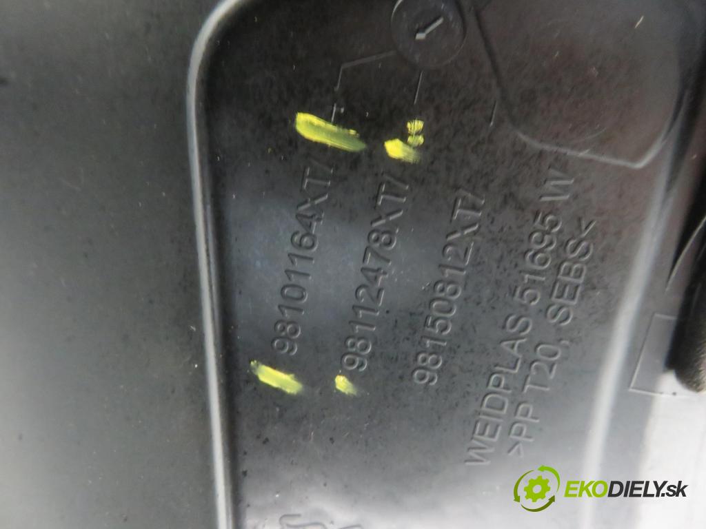 PEUGEOT 5008 II SUV 2018 96,00 1.2 THP PureTech 131 - HNY 1199,00 Torpédo, plast pod čelné okno 98101165XT ; 98101164XT ; 98112478XT (Torpéda)