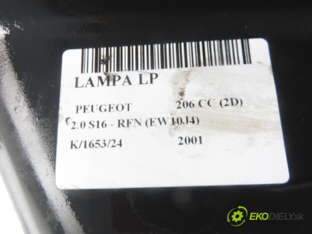 PEUGEOT 206 CC (2D) C/C 2001 100,00 2.0 S16 - RFN (EW10J4) 1997,00 Svetlo LP