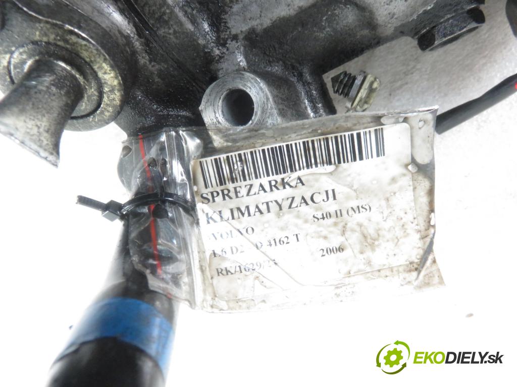 VOLVO S40 II (MS) SEDAN 2006 84,00 1.6 D2 - D 4162 T 1560,00 KOMPRESOR: klimatizácie 3M5H19D629SB (Kompresory klimatizácie)