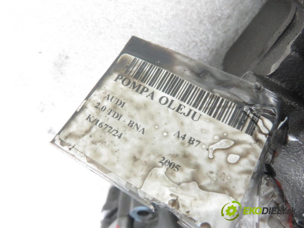 AUDI A4 (8EC, B7) SEDAN 2005 100,00 2.0 TDI - BNA 1968,00 Pumpa oleja 03L103537 ; 03G295AL ; 03G115105H (Olejové pumpy)