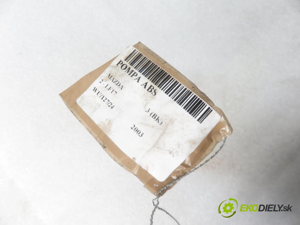 MAZDA 3 (BK) HB 2003 111,00 2.0 150 - LF17 1999,00 Pumpa ABS 3M512C405AD ; 10020600484 ; 10096001093 (Pumpy ABS)