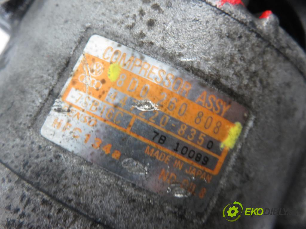 AUDI A4 (8D2, B5) SEDAN 2000 85,00 1.9 TDI - AJM 1896,00 KOMPRESOR: klimatizace 8D0260808 (Kompresory)