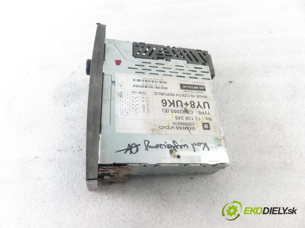 OPEL MERIVA A nadwozie wielkoprzestrzenne (MPV) (X03) MINIVAN 2004 74,00 1.7 CDTI 100 - Z 17 DTH 1686,00 RADIO CD 330886636 ; 13138245