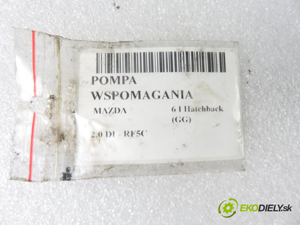 MAZDA 6 Hatchback (GG) LIFTBACK 2003 89,00 2.0 DI - RF5C 1998,00 Pumpa servočerpadlo  (Servočerpadlá, pumpy riadenia)