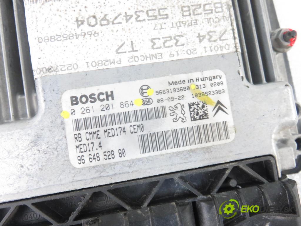 PEUGEOT 308 SW KOMBI 2008 103,00 1.6 THP 140 - 5FT (EP6DT) 1598,00 Riadiaca jednotka Motor 9663193680 ; 0261201864