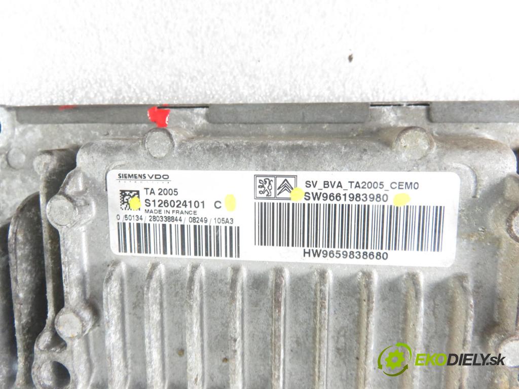 PEUGEOT 308 SW KOMBI 2008 103,00 1.6 THP 140 - 5FT (EP6DT) 1598,00 Riadiaca jednotka prevodovky S126024101C ; SW9661983980
