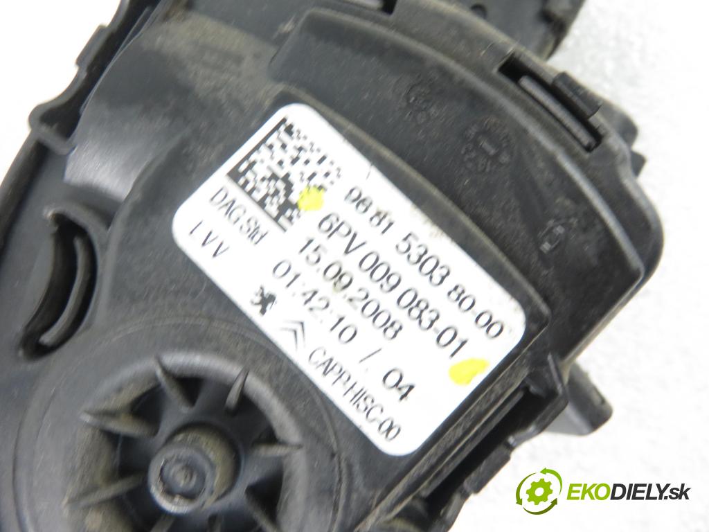 PEUGEOT 308 SW KOMBI 2008 103,00 1.6 THP 140 - 5FT (EP6DT) 1598,00 Potenciometer plynu 6PV009083 ; 968153038000 (Pedále)