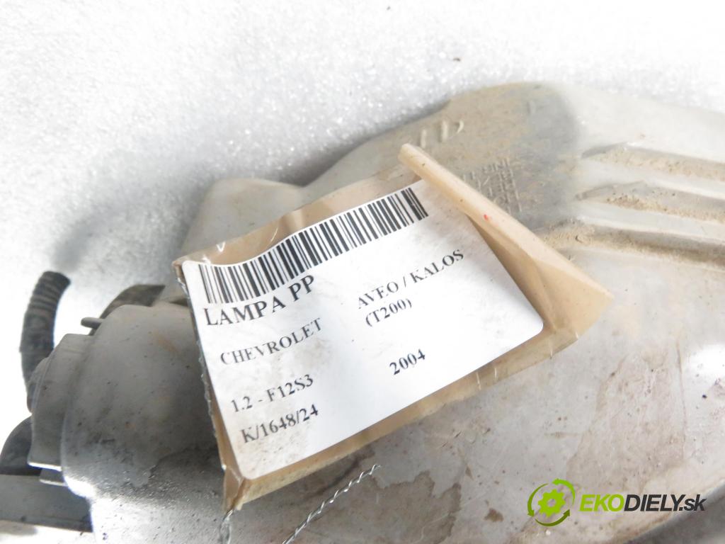 CHEVROLET AVEO / KALOS liftback (T200) HB 2004 53,00 1.2 - F12S3 1150,00 Svetlo PP