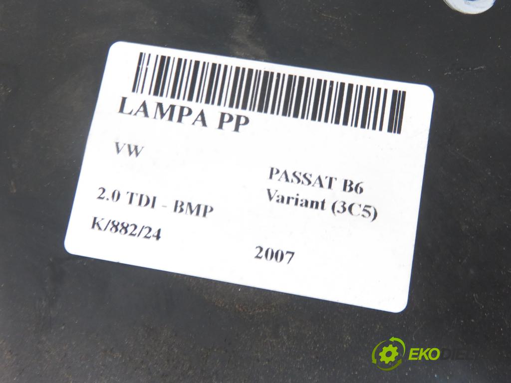 VW PASSAT B6 Variant (3C5) KOMBI 2007 103,00 2.0 TDI PD 8V 140 - BMP 1968,00 Svetlo PP