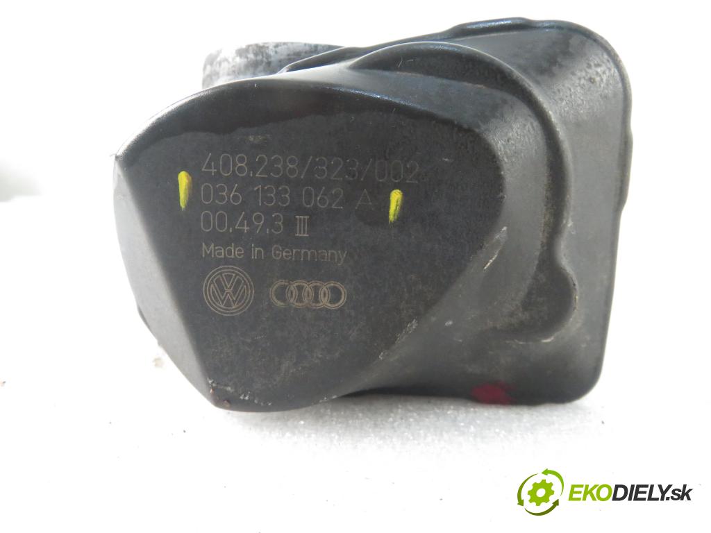 VW BORA (1J2) SEDAN 2001 77,00 1.6 16V - AZD 1598,00 Škrtiaca klapka 036133062A (Škrtiace klapky)