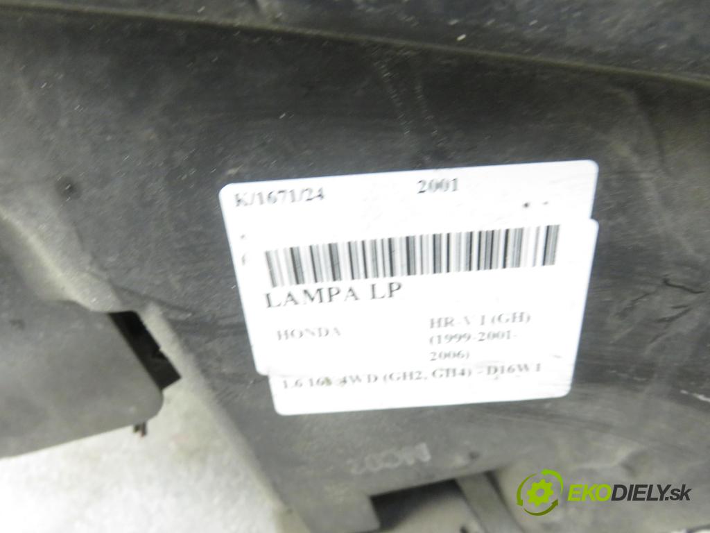 HONDA HR-V (GH) CROSSOVER 2001 77,00 1.6 16V 4WD (GH2, GH4) - D16W1 1590,00 Svetlo LP