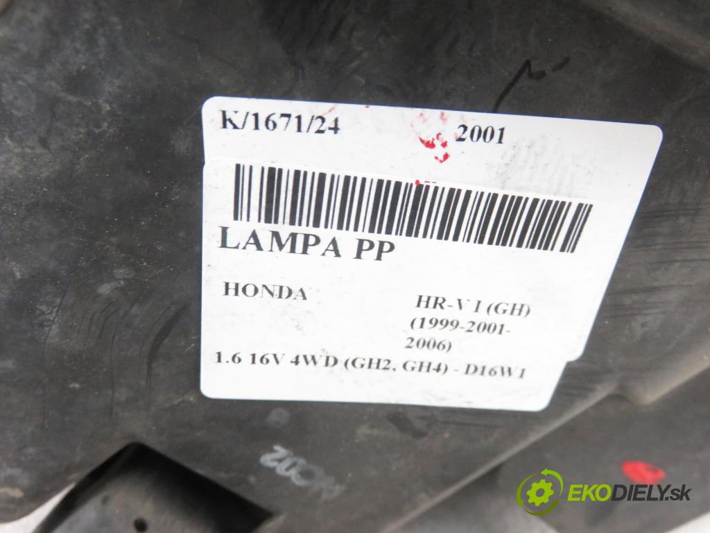 HONDA HR-V (GH) CROSSOVER 2001 77,00 1.6 16V 4WD (GH2, GH4) - D16W1 1590,00 Svetlo PP