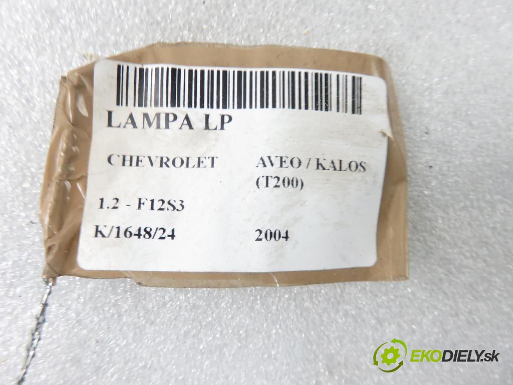CHEVROLET AVEO / KALOS liftback (T200) HB 2004 53,00 1.2 - F12S3 1150,00 Svetlo LP