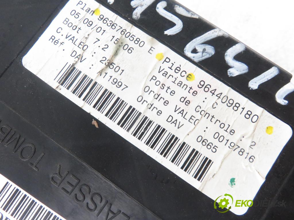 PEUGEOT 307 (3A/C) HB 2001 66,00 2.0 HDi 90 - RHY (DW10TD) 1997,00 MODUL BSI 9636760580E ; 9644098180