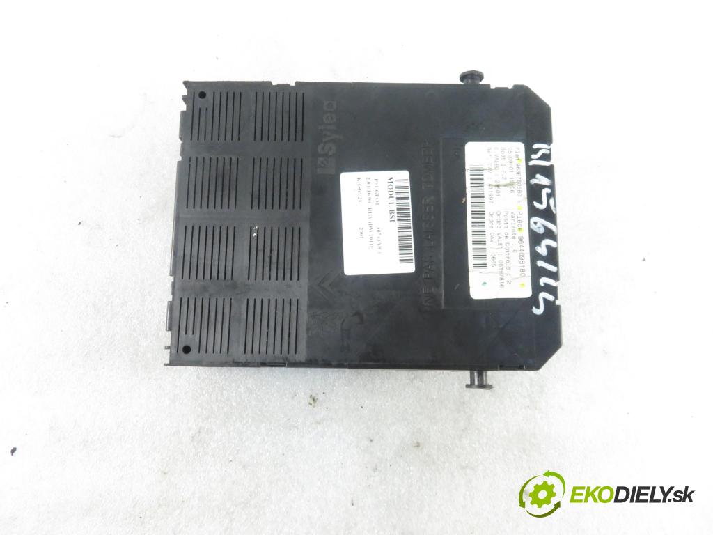 PEUGEOT 307 (3A/C) HB 2001 66,00 2.0 HDi 90 - RHY (DW10TD) 1997,00 MODUL BSI 9636760580E ; 9644098180