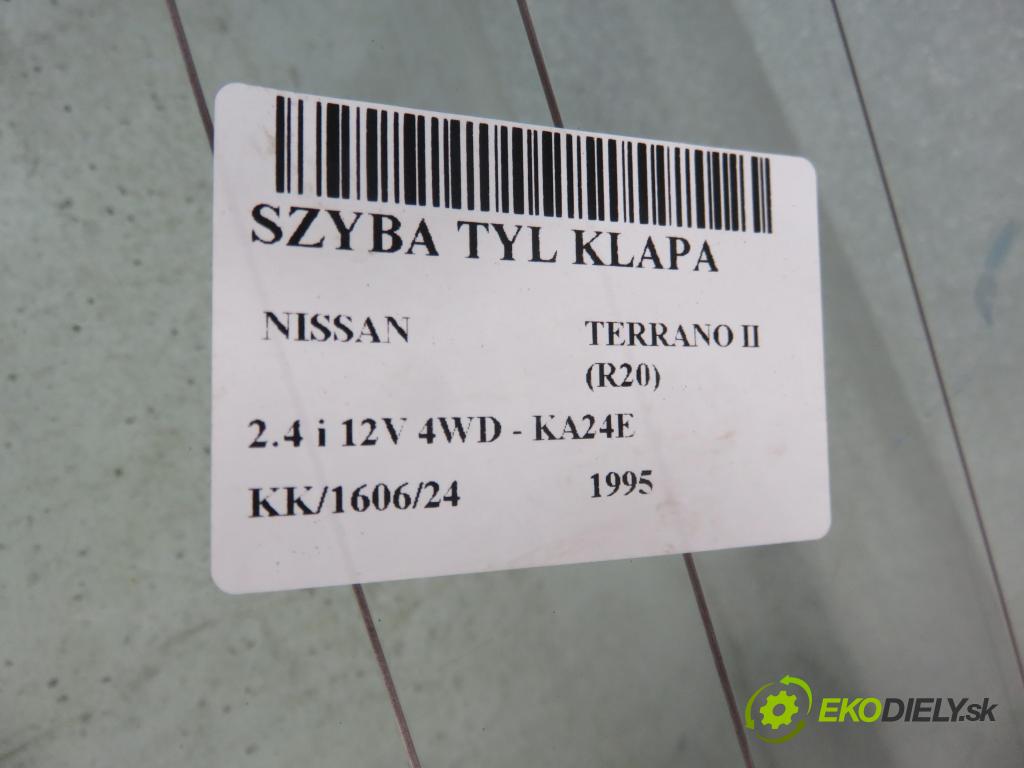 NISSAN TERRANO II (R20) TERENOWY 1995 91,00 2.4 i 12V 4WD 124 - KA24E 2389,00 Okno zadné kapota