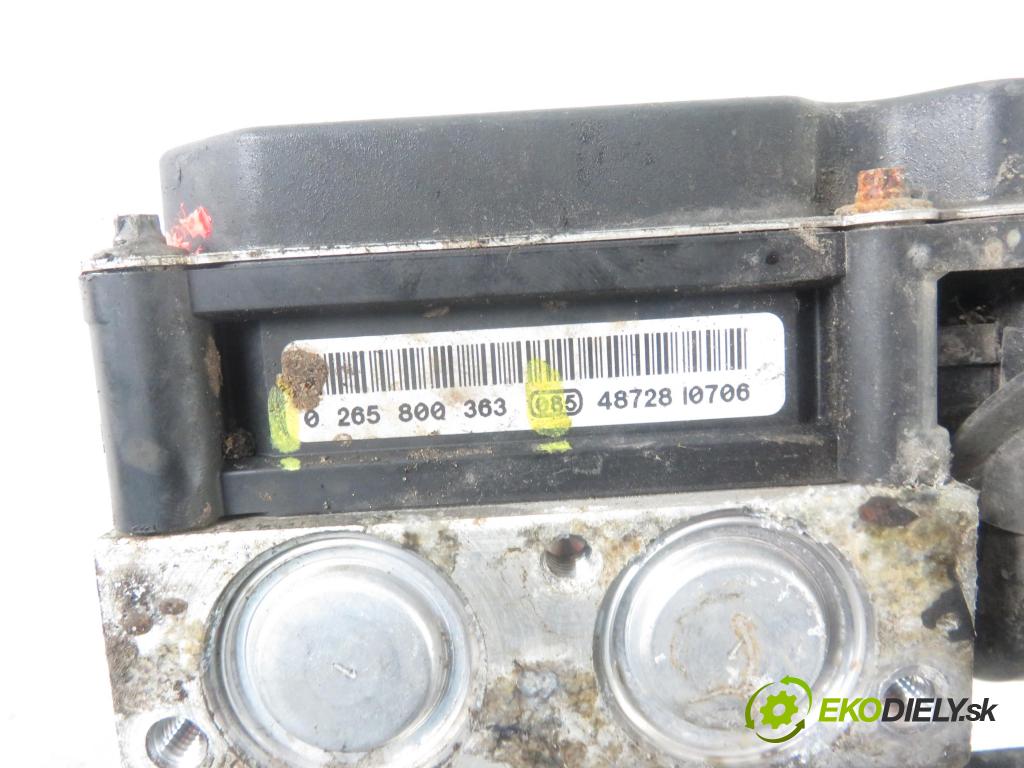 SKODA FABIA I Combi (6Y5) KOMBI 2004 47,00 1.9 SDI 64 - ASY 1896,00 Pumpa ABS 0265800363 ; 6Q0907379AA (Pumpy ABS)