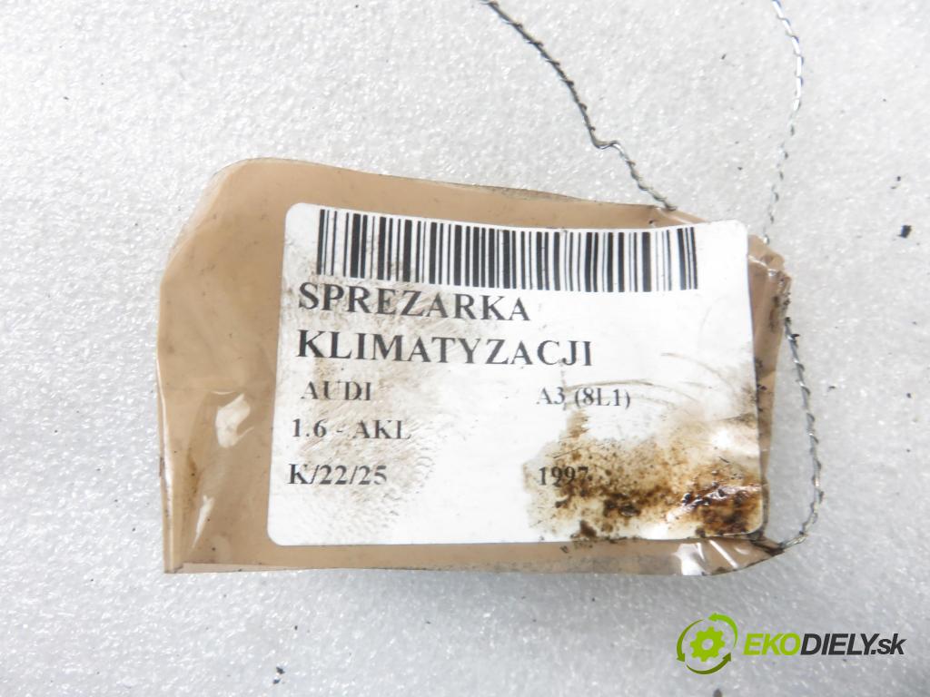 AUDI A3 (8L1) HB 1997 74,00 1.6 - AKL 1595,00 KOMPRESOR: klimatizácie 1J0820803A (Kompresory klimatizácie)