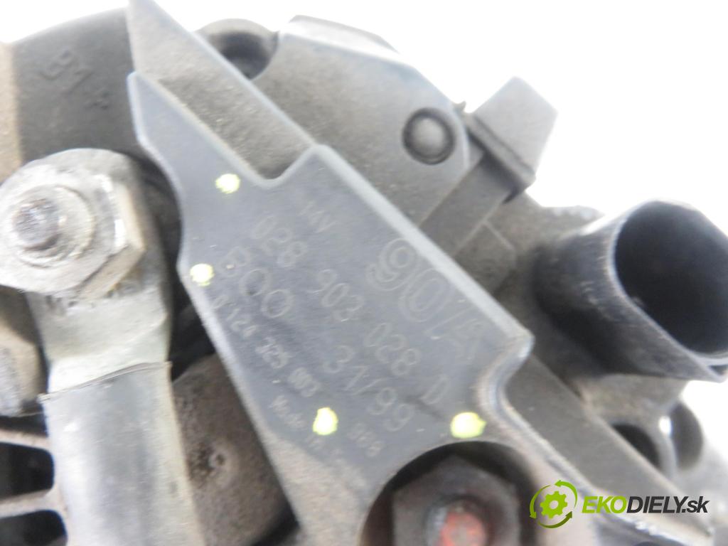 AUDI A3 (8L1) HB 1997 92,00 1.8 - AGN 1781,00 Alternátor  028903028D ; 0124325003 (Alternátory)